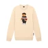 FW24 Organic Embroidered Pullover Filou CV. - Sand brown