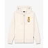 SS25 Embroidered Zip Hoodie Filou CXVIII. - Pearl white