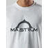 Bora Half Compass Print Tee - Optic White