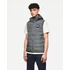 Toronto Hooded Gilet - Cyclone Grey