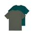 Basic T Small Logo 2 Pack - dark olive/force green