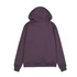 Basic Zip Hoody SL - plum
