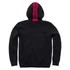 Red Stripe Hoody - black