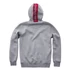 Red Stripe Hoody - greyheather