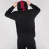 Red Stripe Hoody - black