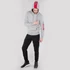Red Stripe Hoody - greyheather