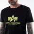 Basic T Neon Print- black/neon yellow