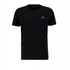 Backprint T - black/dark magenta