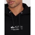 Nylon Pocket Hoody - black