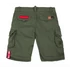 CREW SHORT PATCH - dark olive