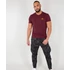 Basic T Small Logo - burgundy