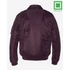Recycled Nylon CWU Bomber - dark burgundy