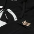 Star Zip Hoody - black